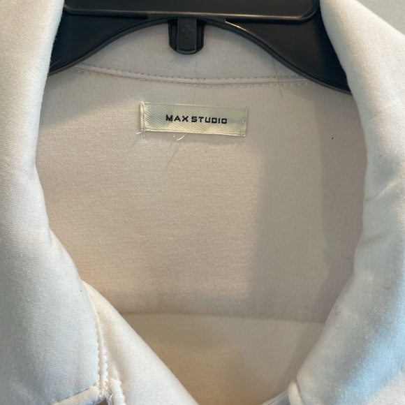 Max studio ivory moto jacket - Picture 2 of 5